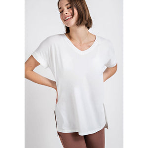 ECO V-NECK TEE-Body and Sol