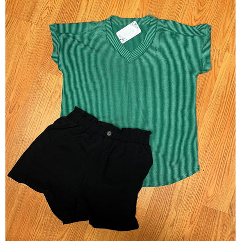 EVERYDAY DOLMAN TOP-Kelly Green-Body and Sol