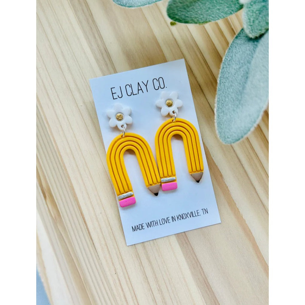 FLOWER PENCIL EARRINGS-Body and Sol