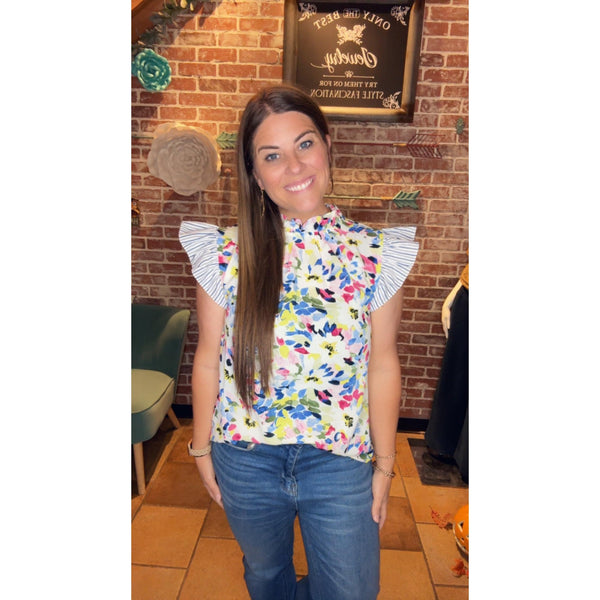 FRESH FLORAL TOP-Body and Sol