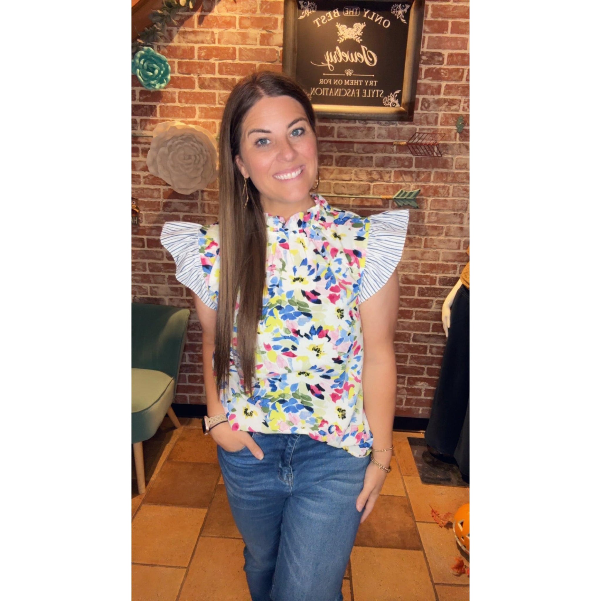 FRESH FLORAL TOP-Body and Sol