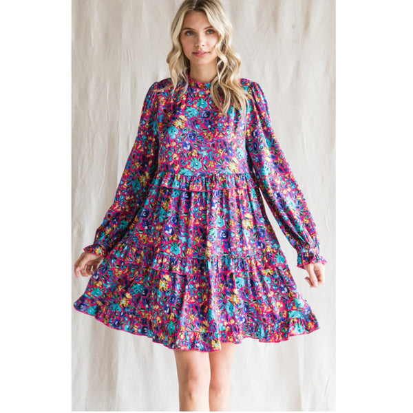 FUN FLORAL DRESS-Body and Sol