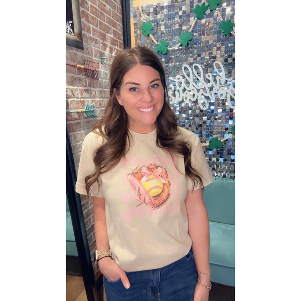 GAMEDAY SOFTBALL TEE-Body and Sol