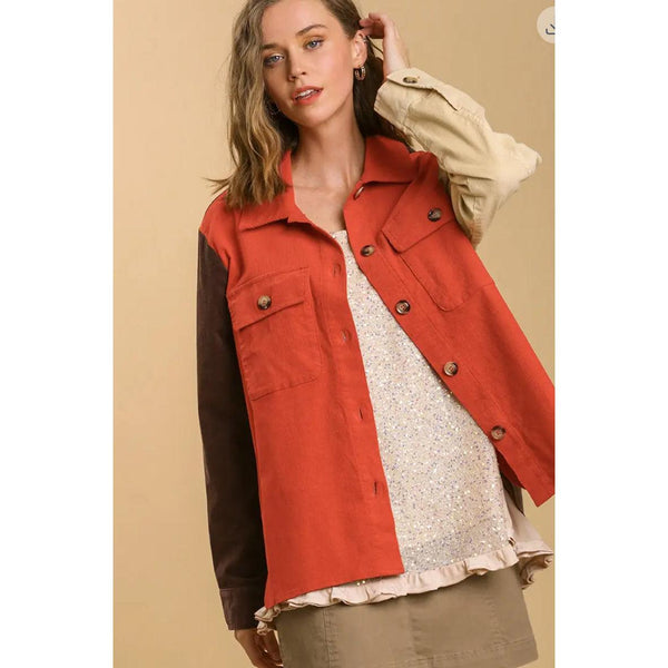 HARVEST HUES BUTTON UP-Body and Sol