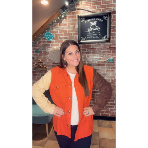 HARVEST HUES BUTTON UP-Body and Sol