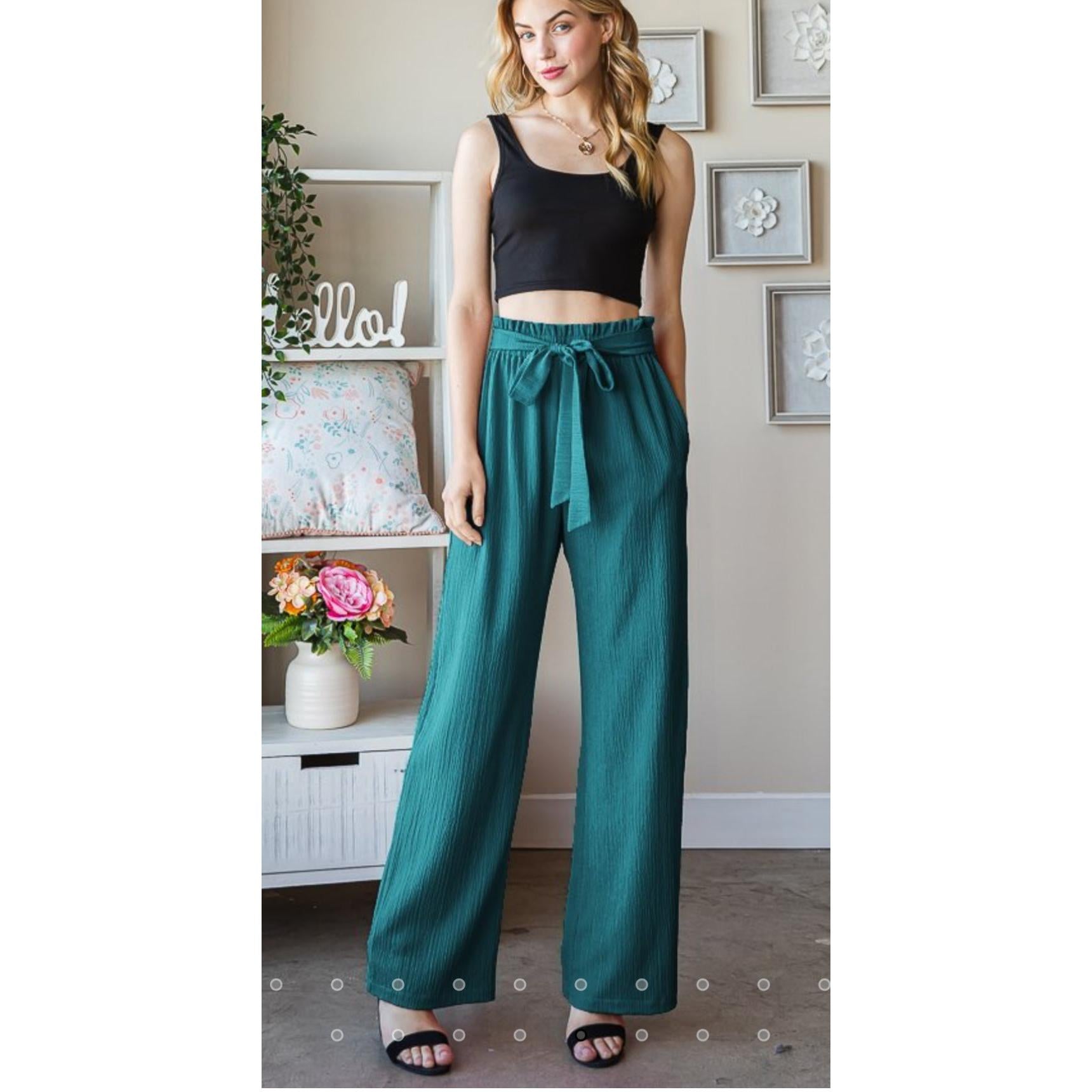 HEIMISH DRESS PANTS IN TEAL-Body and Sol