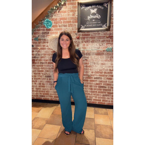 HEIMISH DRESS PANTS IN TEAL-Body and Sol