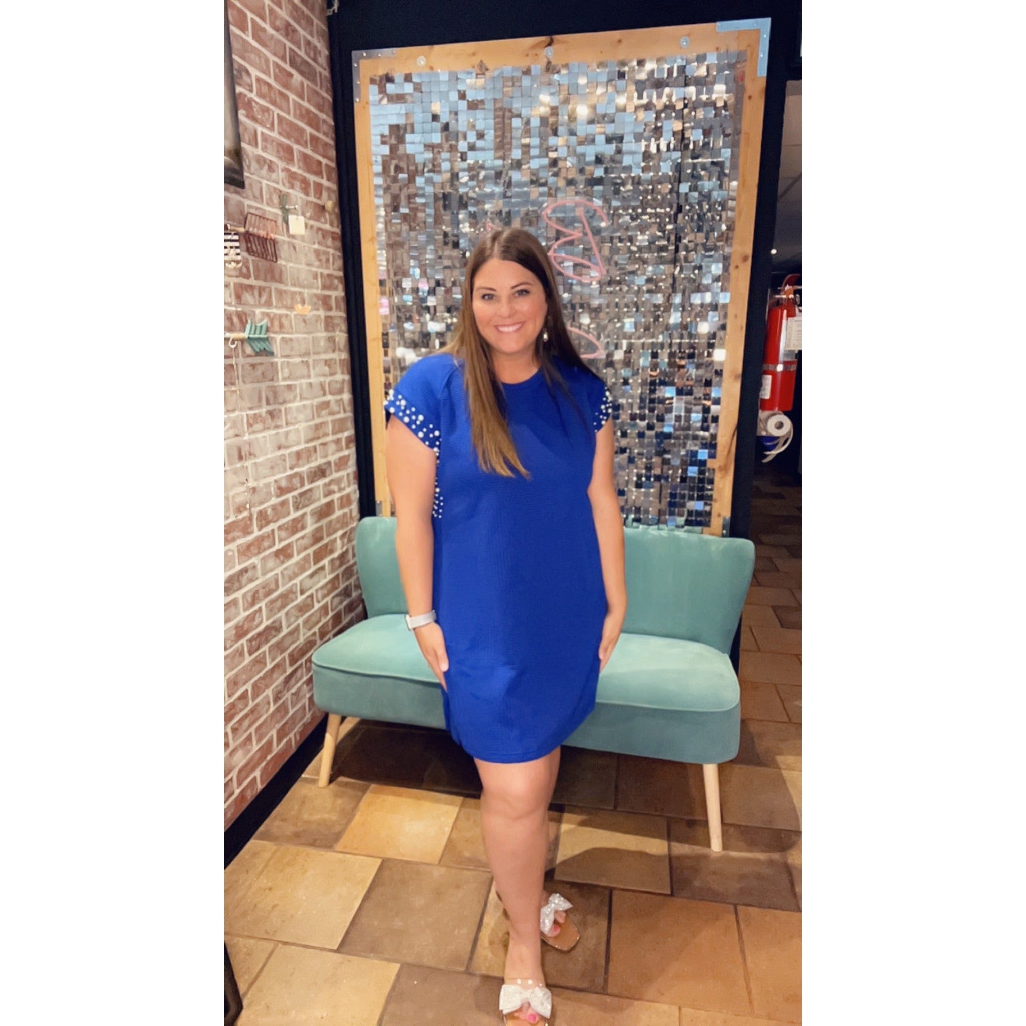 JENNIE DRESS IN ROYAL BLUE – Body and Sol