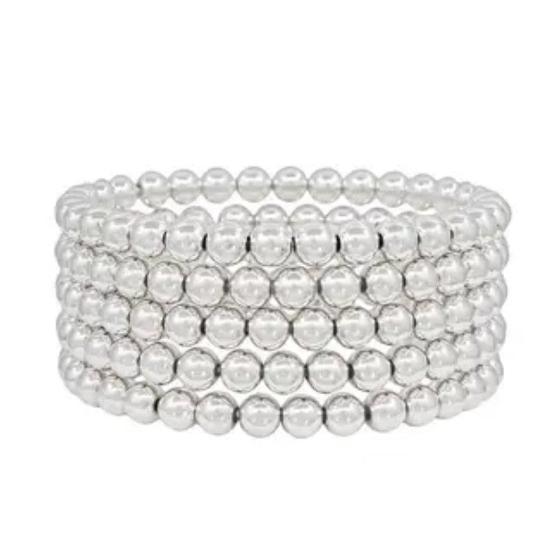 KARA'S SILVER BRACELET STACK-Body and Sol