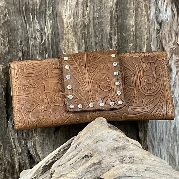 LARGE LEATHER WALLET/CLUTCH-Body and Sol