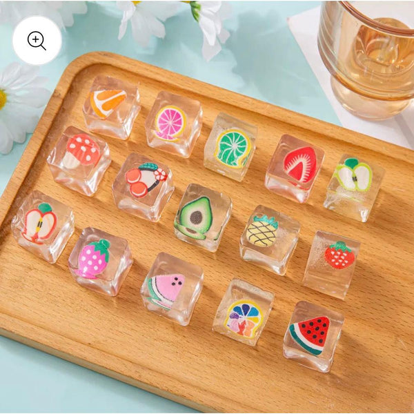 MINI FRUIT CUBE SQUISHY-Body and Sol