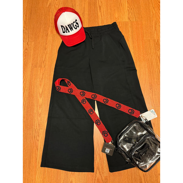 NOVA WIDE LEG PANTS IN BLACK-Body and Sol