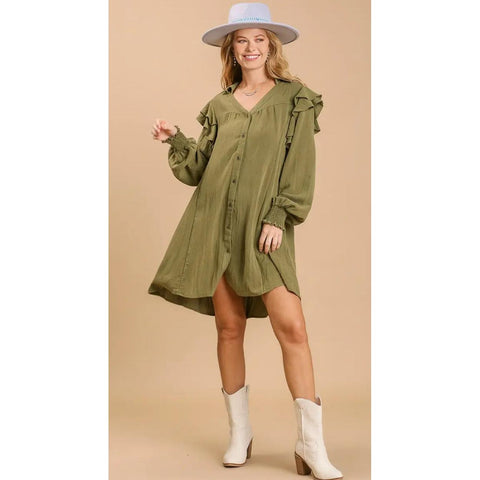 PISTACHIO BLISS DRESS-Body and Sol