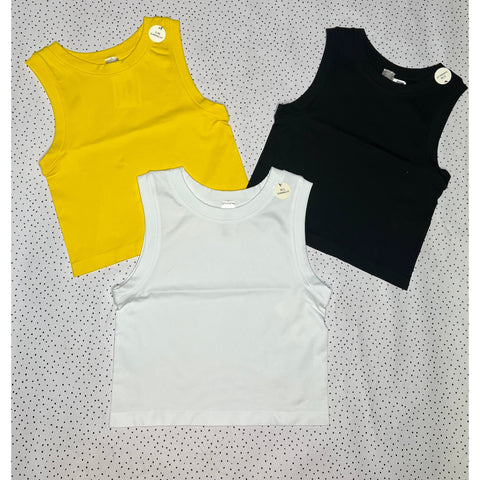SLIM CROP TOP WHITE-Body and Sol
