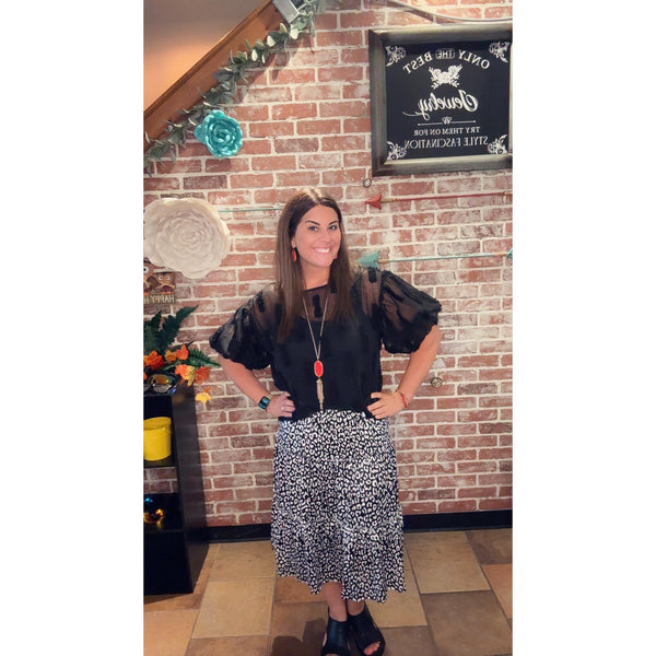 SNOW LEOPARD SKIRT-Body and Sol
