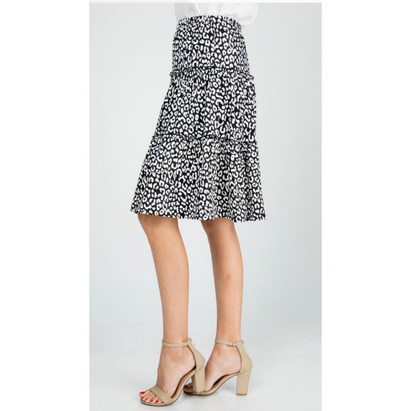 SNOW LEOPARD SKIRT-Body and Sol