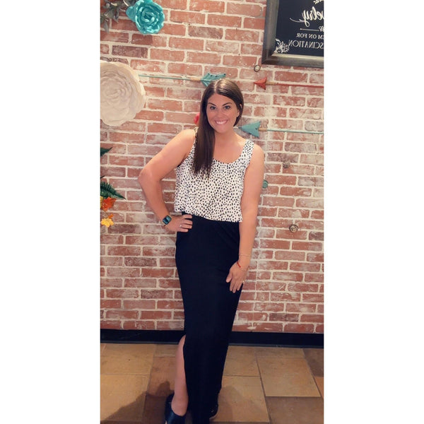 SPOTTED IN LOVE DRESS-Body and Sol