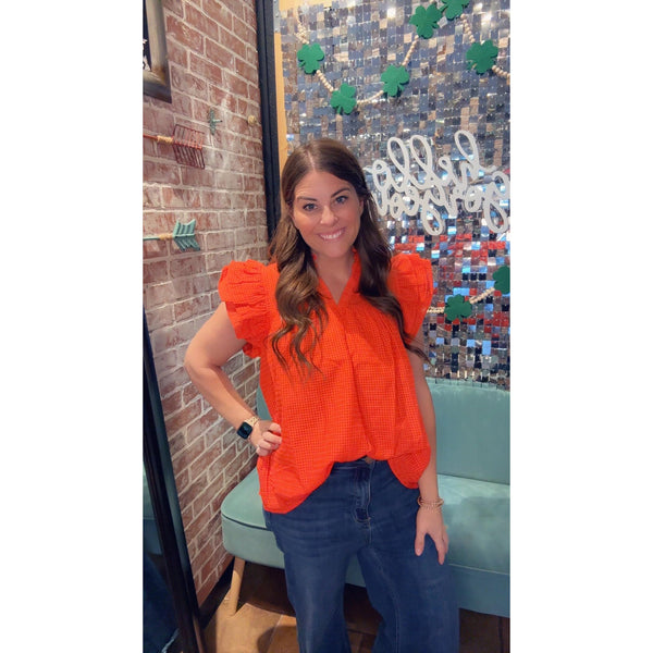 STESHA TOP - RED-Body and Sol