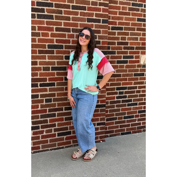 SUMMER CRUSH TOP IN MINT-Body and Sol