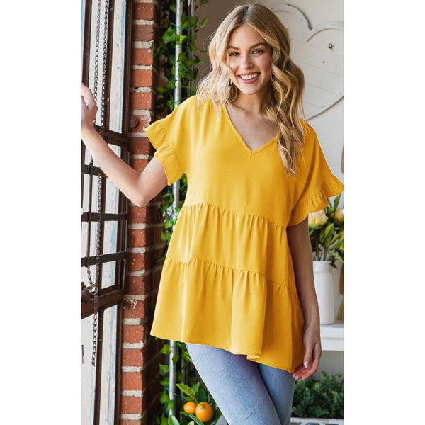SUMMER LOVE TOP- Mango-Body and Sol