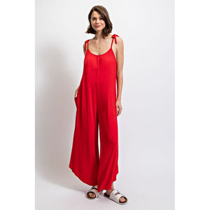 TAYLOR'S JUMPSUIT IN RED-Body and Sol
