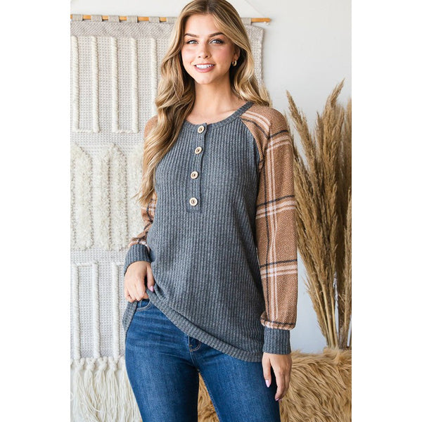 TESS LONG SLEEVE TOP-Body and Sol