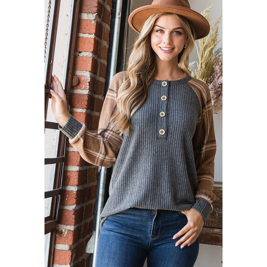 TESS LONG SLEEVE TOP-Body and Sol