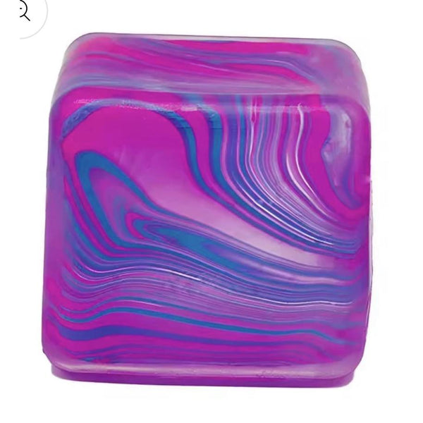 TIE DYE STRESS CUBE SQUISHY-Body and Sol