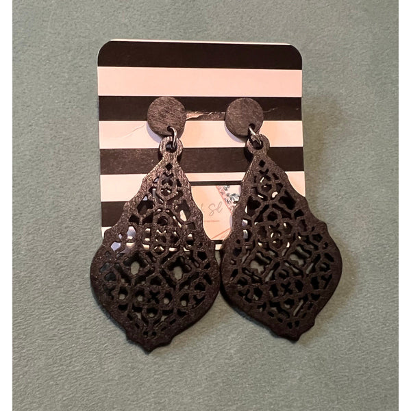 WOOD EARRINGS-Body and Sol