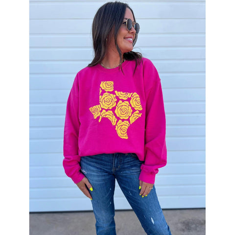 YELLOW ROSE CREWNECK-Body and Sol