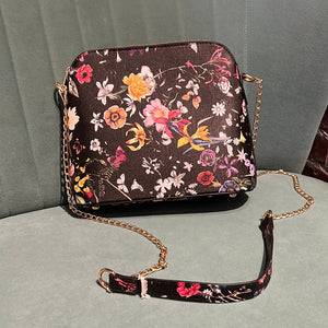 BLACK & FLORAL BAG-Body and Sol