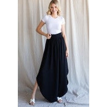 BLACK MAXI SKIRT-Body and Sol
