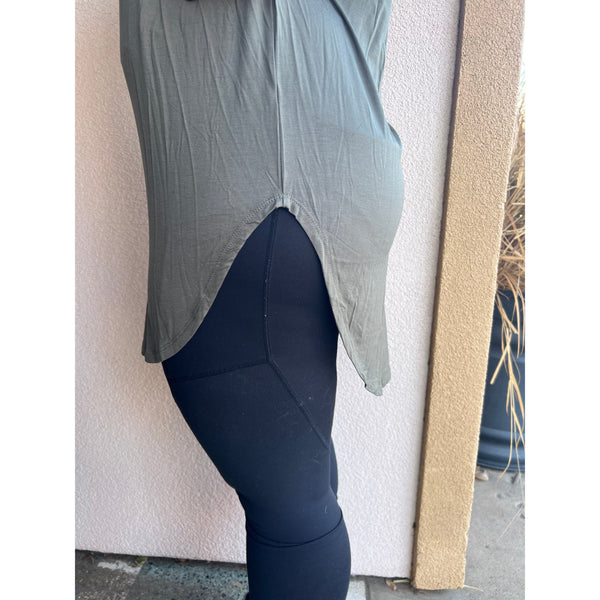 BODY & SOL BASIC LONG SLEEVES-OLIVE-Body and Sol