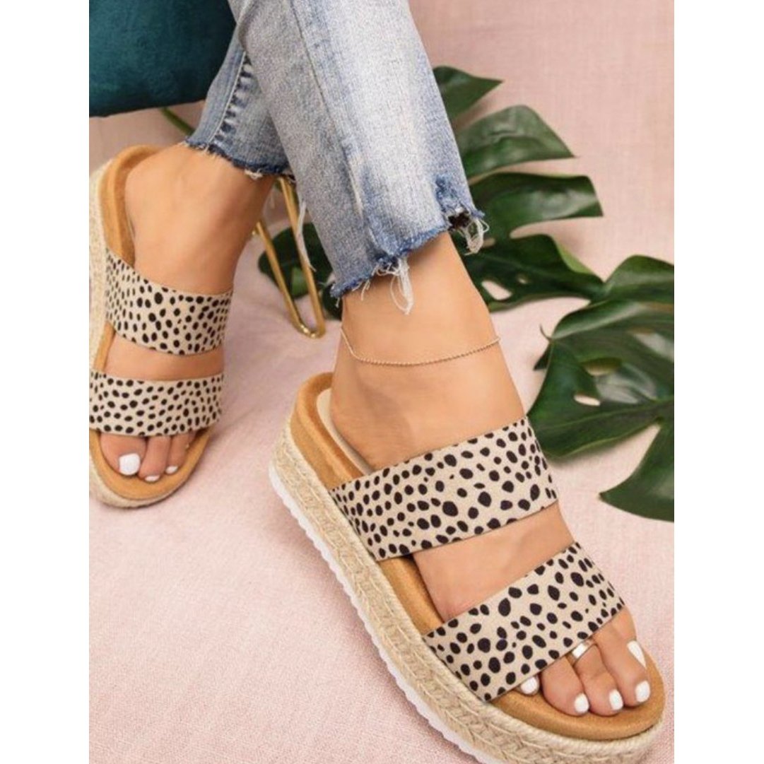 CHEETAH TWO STRAP SANDAL-Body and Sol