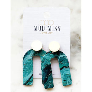 EMERALD & GOLD EARRINGS-Body and Sol