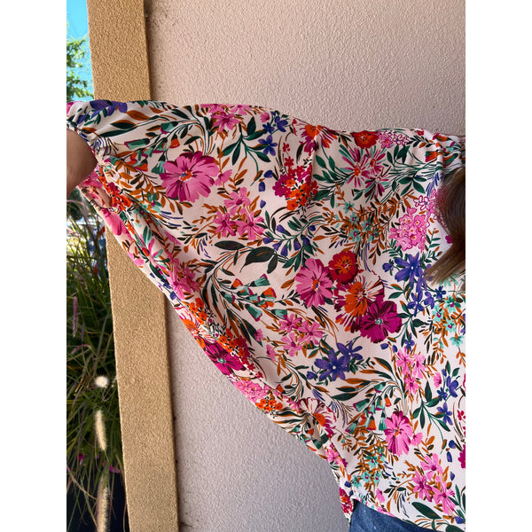 FARAH'S FLORAL TOP-Body and Sol