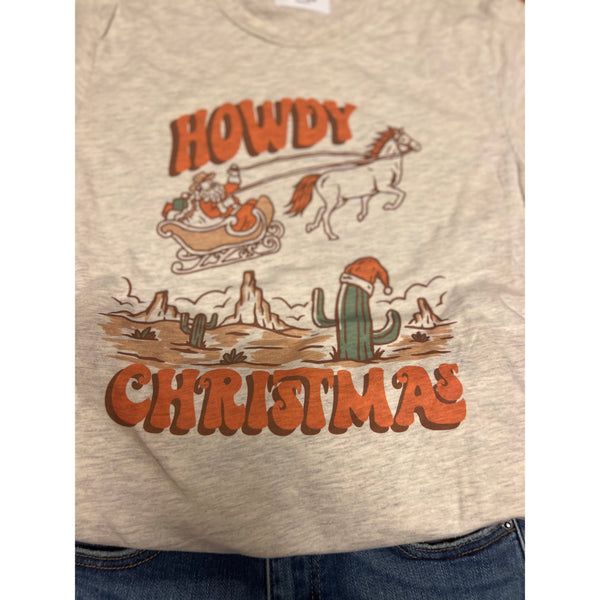 HOWDY CHRISTMAS TEE-Body and Sol