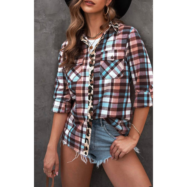 LEOPARD & PLAID SHIRT-Body and Sol