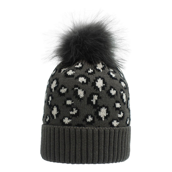 LEOPARD POM HAT-Body and Sol