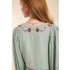 LIGHT SAGE FLOWER DRESS-Body and Sol
