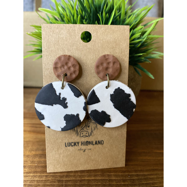 LUCKY HIGHLAND 2 TIERED SMALL EARRINGS-Body and Sol