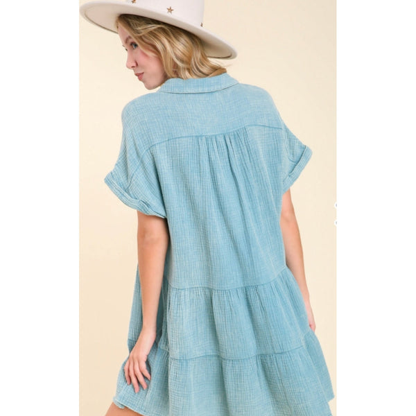 MINERAL WASH DRESS-Body and Sol