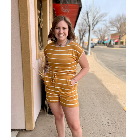 MUST HAVE MUSTARD ROMPER-Body and Sol