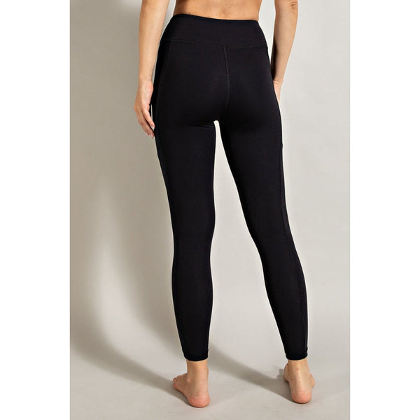 NOTHING BETTER LEGGINGS WITH POCKETS-BLACK-Body and Sol