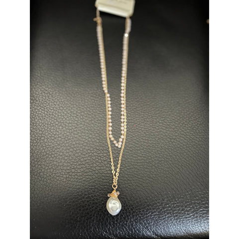 PEACH & PEARL NECKLACE-Body and Sol