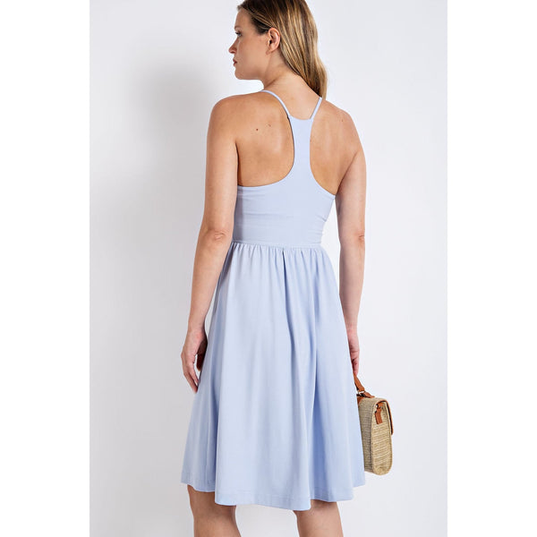 PERIWINKLE PARTY DRESS-Body and Sol