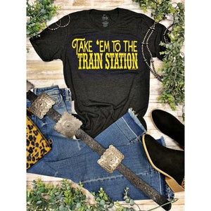 TAKE 'EM TO THE TRAIN STATION TEE-Body and Sol
